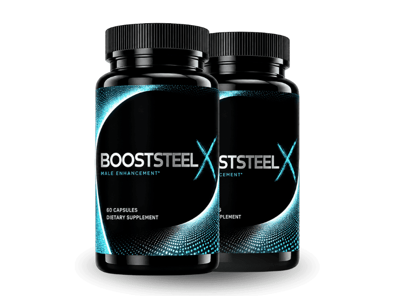 BoostSteelX male wellness supplement capsules