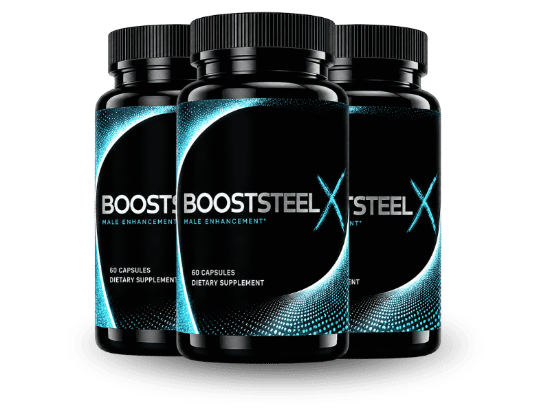 BoostSteelX 3 bottle package, 90 day supply